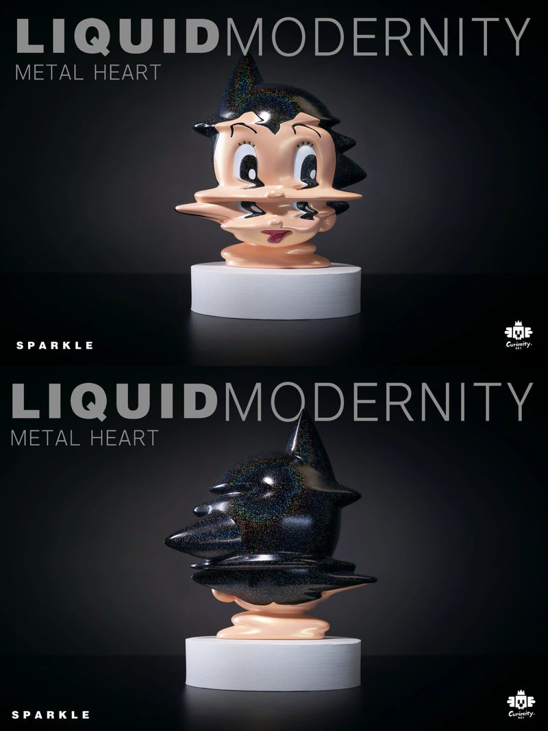 Liquid Modernity - Metal Heart-Sparkle by Curiosity Art x WEARTDOING