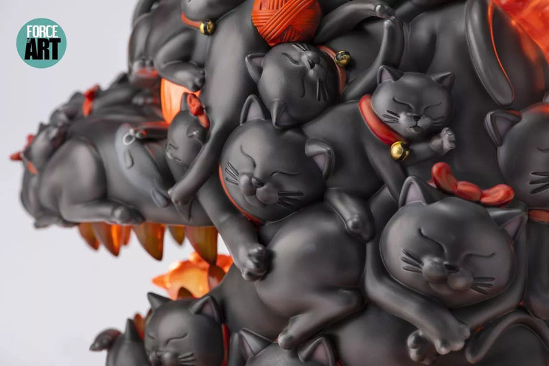 RED FLAME HUNDRED CATS BY MR. HORIREN X FORCE OF ART