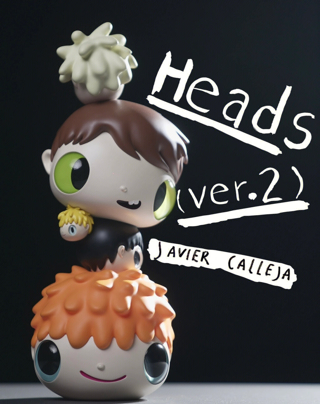 Heads (ver.2) NANZUKA Collection figure, 2022 by Javier Calleja