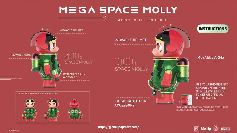 MEGA コレクション 400％ SPACE MOLLY WATERMELON