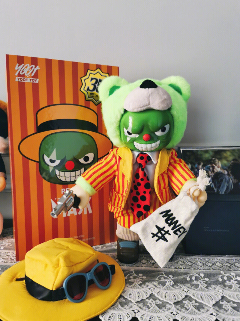500% REBEL ROCKER FACE SHIFT MASTER Limited Collab Edition by YOOT TOY x The Mask