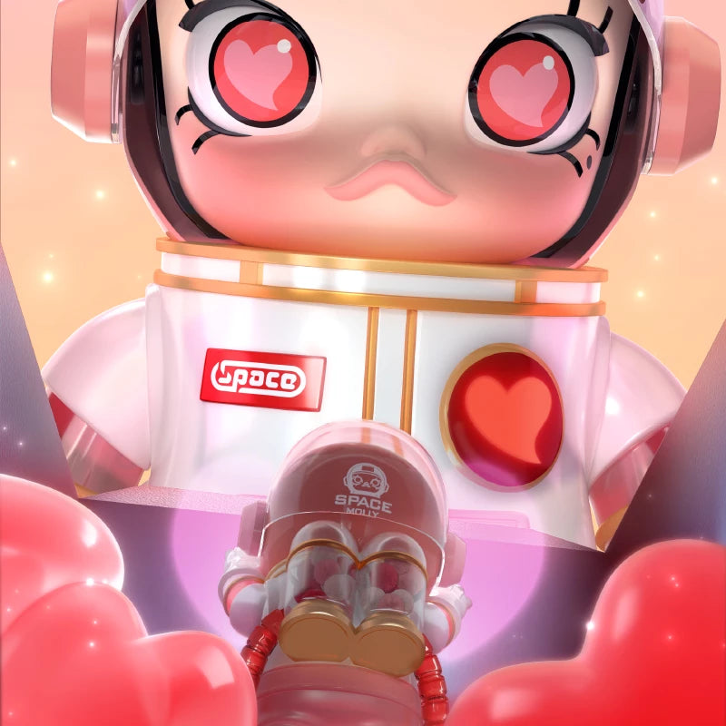 POP MART MEGA COLLECTION 400% 1000% SPACE MOLLY HEARTBEAT